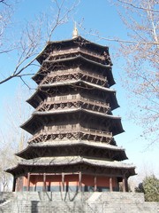 应县木塔图片