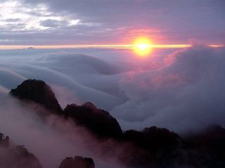 黄山日出
