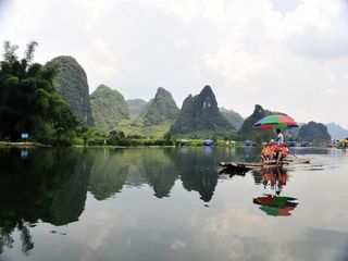 遇龙河漂流