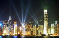 维多利亚港夜景